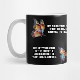 Fluttering Beauty Butterfly T-Shirt Mug